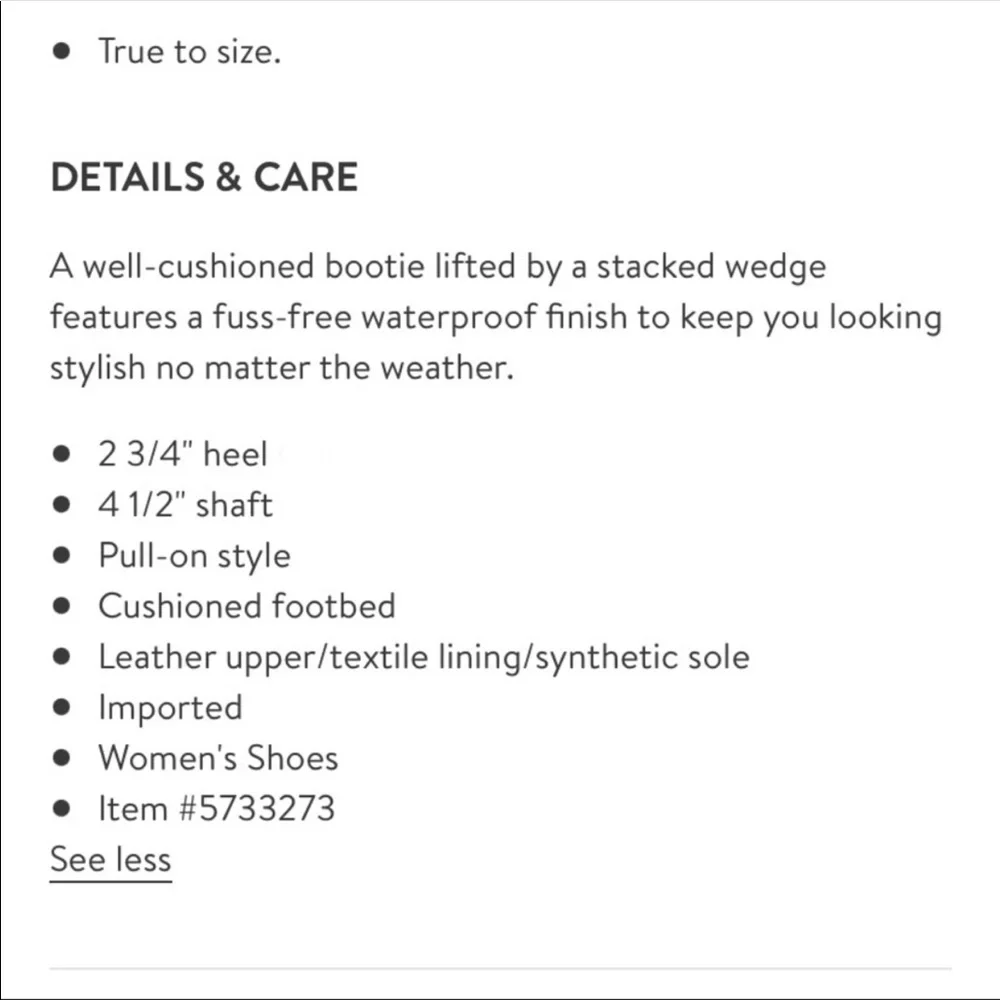 Blondo Irving Suede Ankle Wedge Bootie Sz 7.5 - Picture 5 of 8